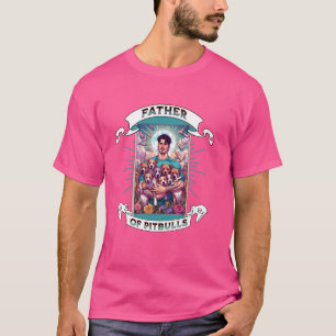 Camiseta Padre de Pitbulls, padre de Pitbull, Mascota propi