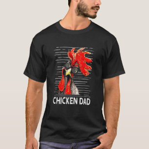 Camiseta Padre de Pollo Papá Gallo Granjero