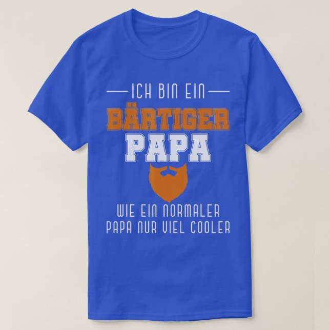 Camiseta Padre de portadora de barba divertida para hombres (Diseño del anverso)
