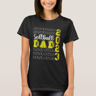 Camiseta Padre de Sóftbol Senior 2023 Amante del Deporte Or