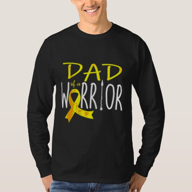 Camiseta Padre De Un Guerrero Autismo Concienciación Apoyo  (Anverso)