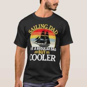 Camiseta Padre De Vela Retro Como Padre De Vela De Papá Cor