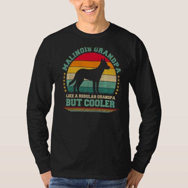 Camiseta Padre del abuelo de Malinois (Anverso)