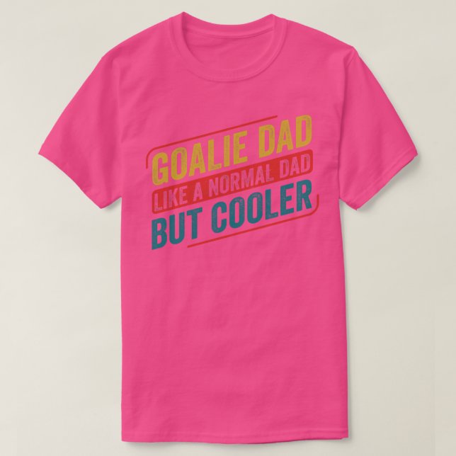 Camiseta Padre del arquero de hockey sobre hielo (Diseño del anverso)