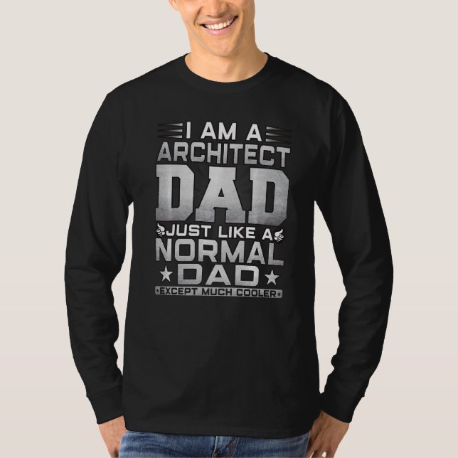 Camiseta Padre del arquitecto papá (Anverso)