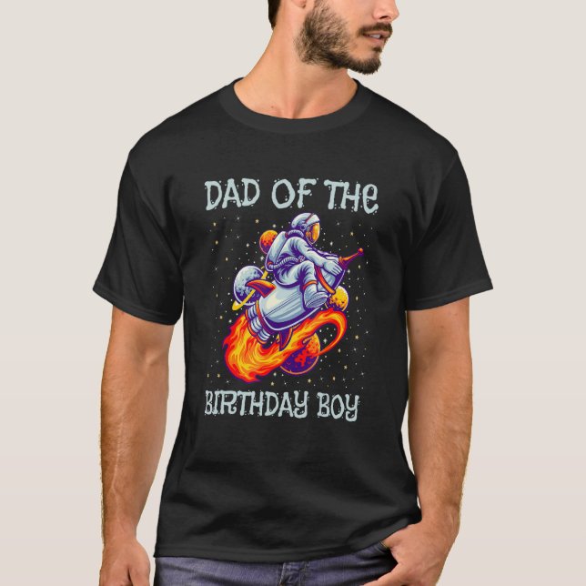 Camiseta Padre Del Astronauta De La Nacida Nacionalista (Anverso)