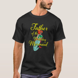 Camiseta Padre del Chica de cumpleaños de la hija de sirvie