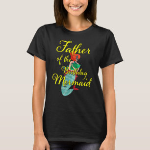 Camiseta Padre del Chica de cumpleaños de la hija de sirvie
