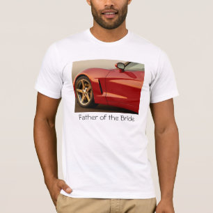 Camiseta Padre del Corvette de la novia