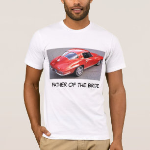 Camiseta Padre del Corvette de la novia