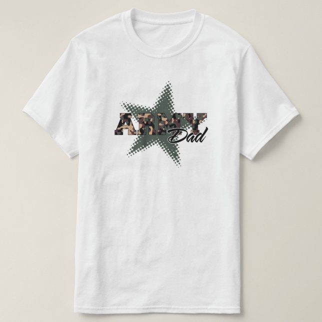 Camiseta Padre del ejército (Diseño del anverso)