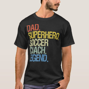 Camiseta Padre del entrenador de fútbol