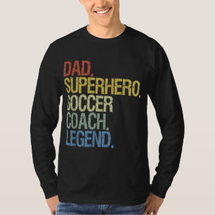 Camiseta Padre del entrenador de fútbol