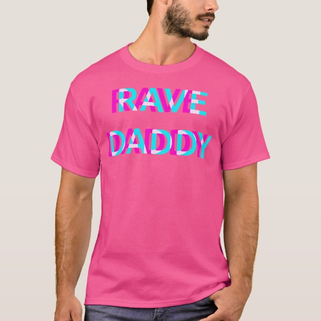 Camiseta Padre del festival Techno Dad Edm (Anverso)