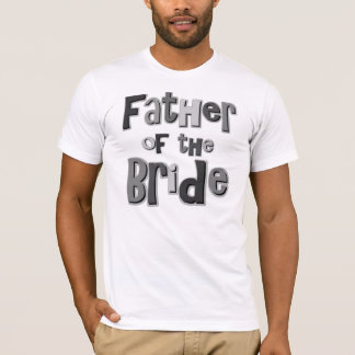 Camiseta Padre del gris de la novia