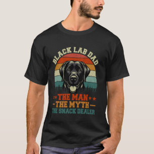 Camiseta Padre del Labrador Retriever Negro Padre del Lab N