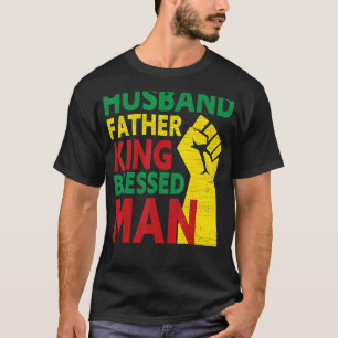 Camiseta Padre del marido de los hombres Rey Bienaventurado