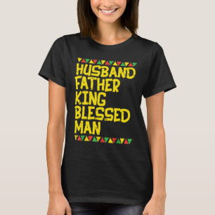 Camiseta Padre del marido de los hombres Rey Bienaventurado