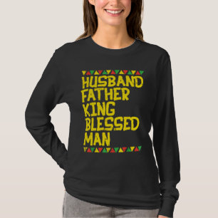 Camiseta Padre del marido de los hombres Rey Bienaventurado