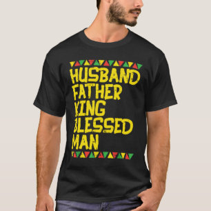 Camiseta Padre del marido de los hombres Rey Bienaventurado