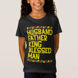 Camiseta Padre del marido de los hombres Rey Bienaventurado