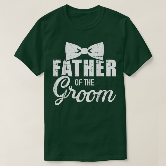 Camiseta Padre del novio papá para boda o despedida de solt (Diseño del anverso)