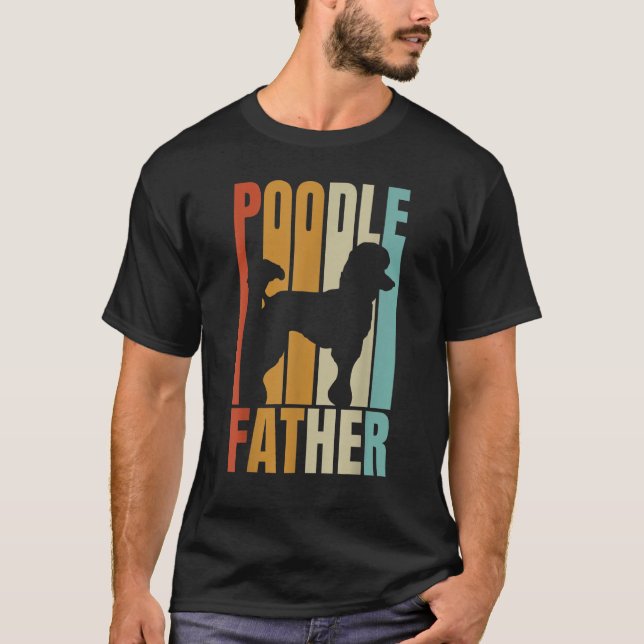 Camiseta Padre del perro Guay del pepino retro (Anverso)