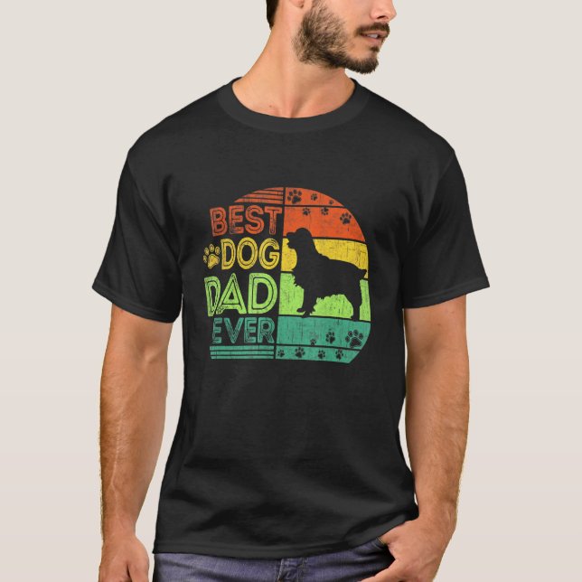 Camiseta Padre del perro mejor perro de la historia de los  (Anverso)