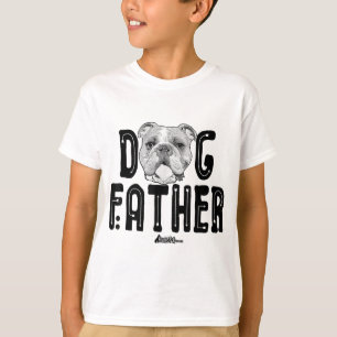 Camiseta Padre del perro, padre del Bulldog inglés, amante 