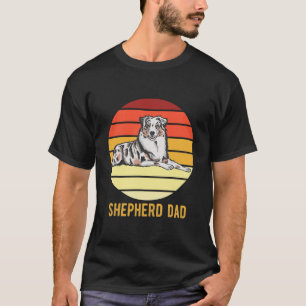 Camiseta Padre del perro padre retro australiano 