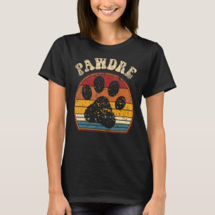 Camiseta Padre del perro retro de los hombres papá papá Mas
