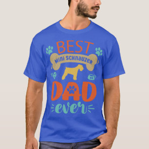 Camiseta Padre del perro Schnauzer en miniatura