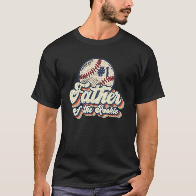 Camiseta Padre Del Rookie Rookie Del Año El Béisbol F (Anverso)