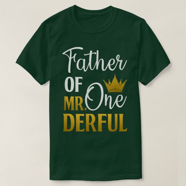 Camiseta Padre del Sr. Onemaravilloso Día del Padre (Diseño del anverso)