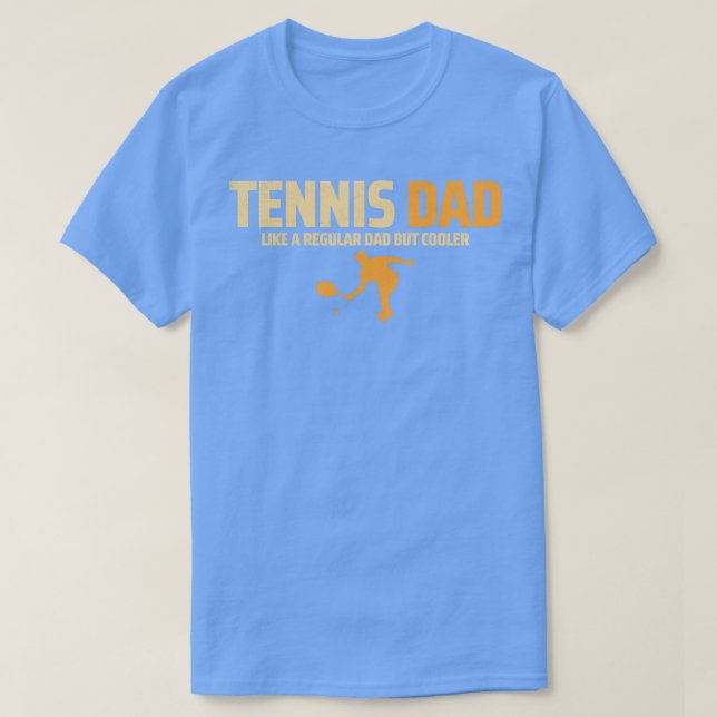 Camiseta padre del tenis (Diseño del anverso)