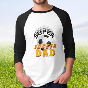 Camiseta Padre Deportivo de la pelota de fútbol Super Socce
