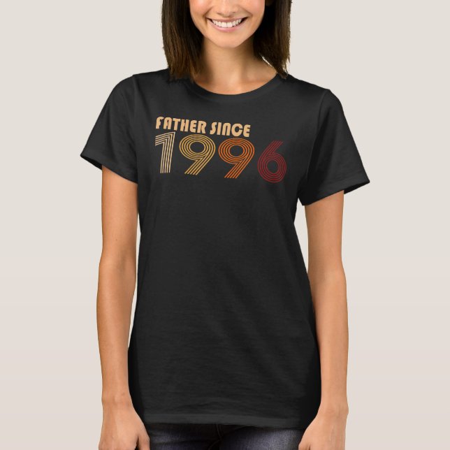 Camiseta Padre Desde 1996 Vintage Men (Anverso)