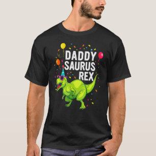 Camiseta Padre Día Daddysaurus Rex Dinosaur Familia Papi M