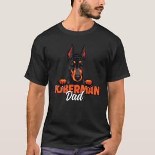 Camiseta Padre Doberman Pinscher Perro Perro Padre Dobie Pa