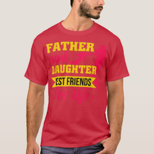 Camiseta Padre e hija hermosas familias diseño de amor