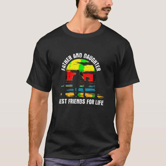 Camiseta Padre e Hija Mejor Amigos para la Familia Life M (Anverso)