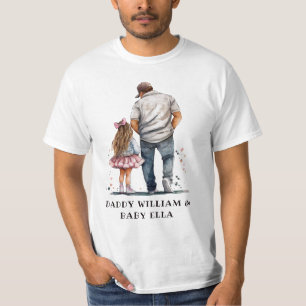 Camiseta Padre e hija personalizados