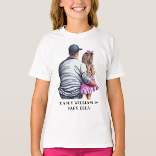 Camiseta Padre e hija personalizados (3)