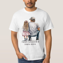 Camiseta Padre e hija personalizados (4)