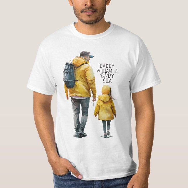 Camiseta Padre e hijas personalizados (13) (Anverso)