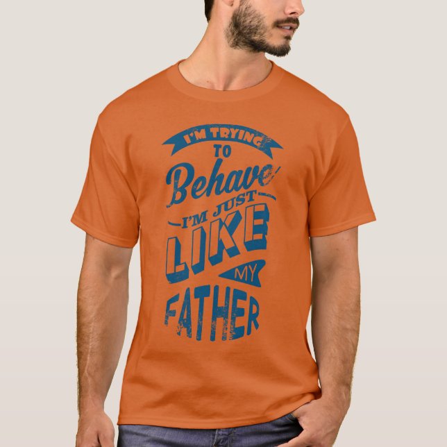 Camiseta Padre E Hijo chica De Tendencia (Anverso)