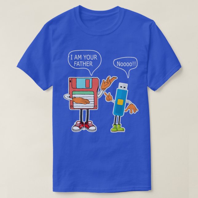 Camiseta Padre e hijo divertidos de ingeniería informática (Diseño del anverso)
