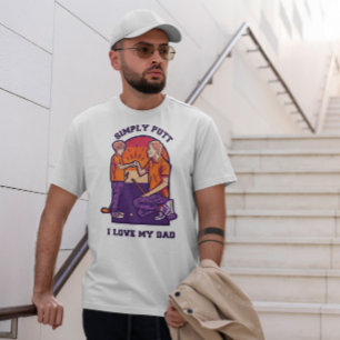 Camiseta Padre E Hijo Jugando Golf