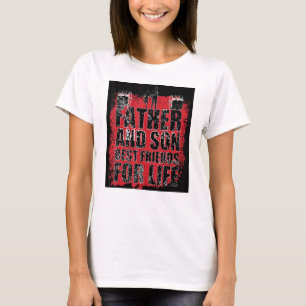 Camiseta Padre E Hijo Mejor Amigos Novedad Gráfico Sarcas