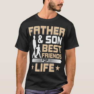 Camiseta Padre E Hijo Mejores Amigos De La Vida Hombres Pad